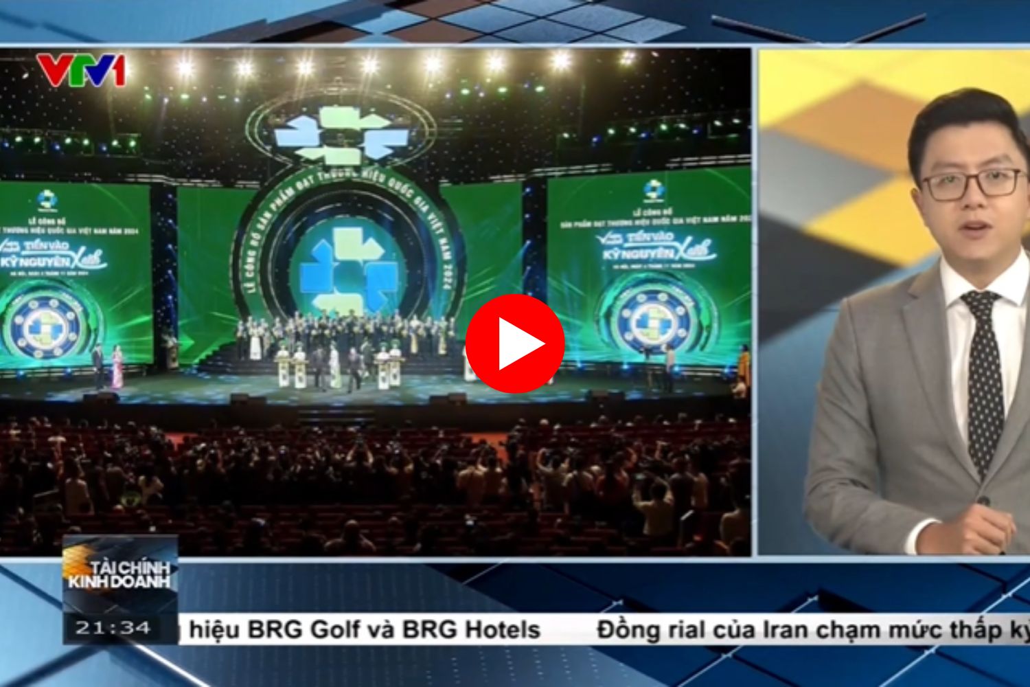 VTV1 News Report: Ngoc Diep Group Honored with Vietnam Value 2024