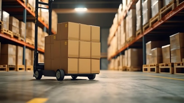 Thùng carton ngành logistics