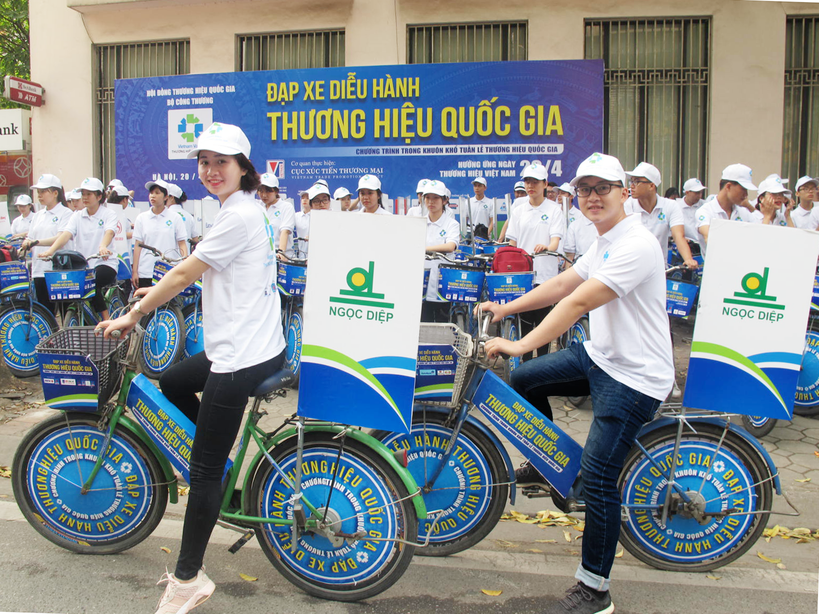 Tập đoàn Ngọc Diệp tham gia đạp xe diễu hành thương hiệu quốc gia 2019