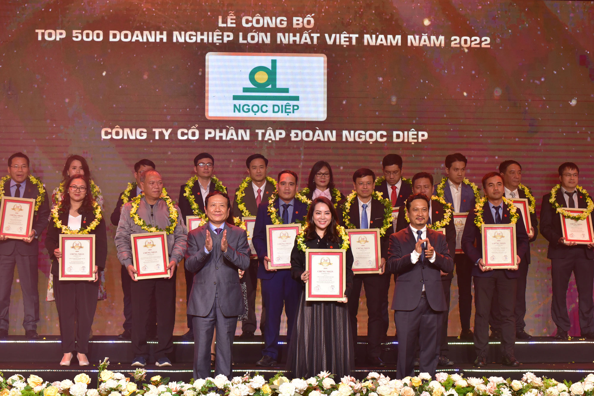 Tập đoàn Ngọc Diệp và Công ty Cổ phần Nhôm Ngọc Diệp tiếp tục góp mặt trong TOP500 Doanh nghiệp lớn nhất Việt Nam
