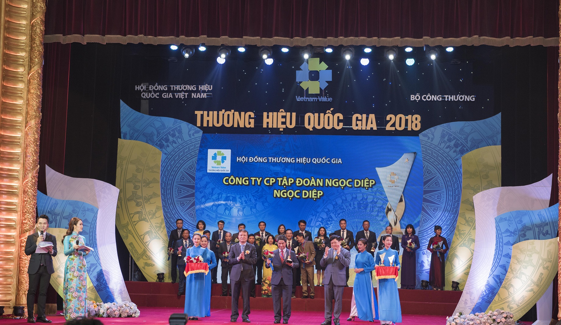 Tập đoàn Ngọc Diệp hai lần được vinh danh Thương hiệu quốc gia