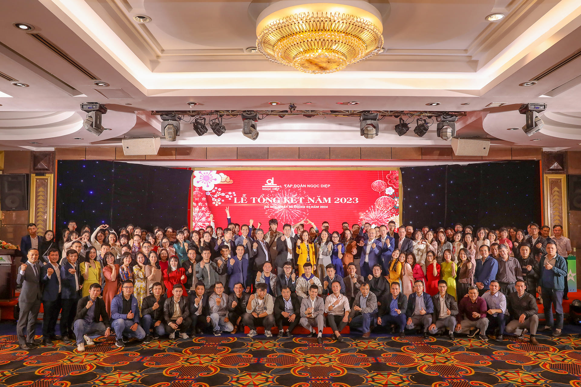 The overview of the 2023 Year End Ceremony – Ngoc Diep Group