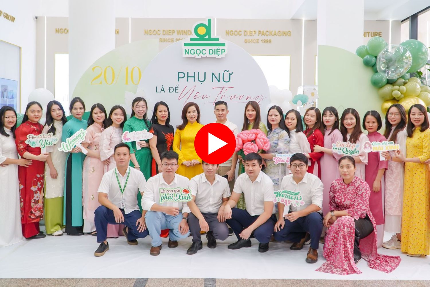 Tập đoàn Ngọc Diệp tôn vinh phái đẹp nhân ngày Phụ nữ Việt Nam 20/10