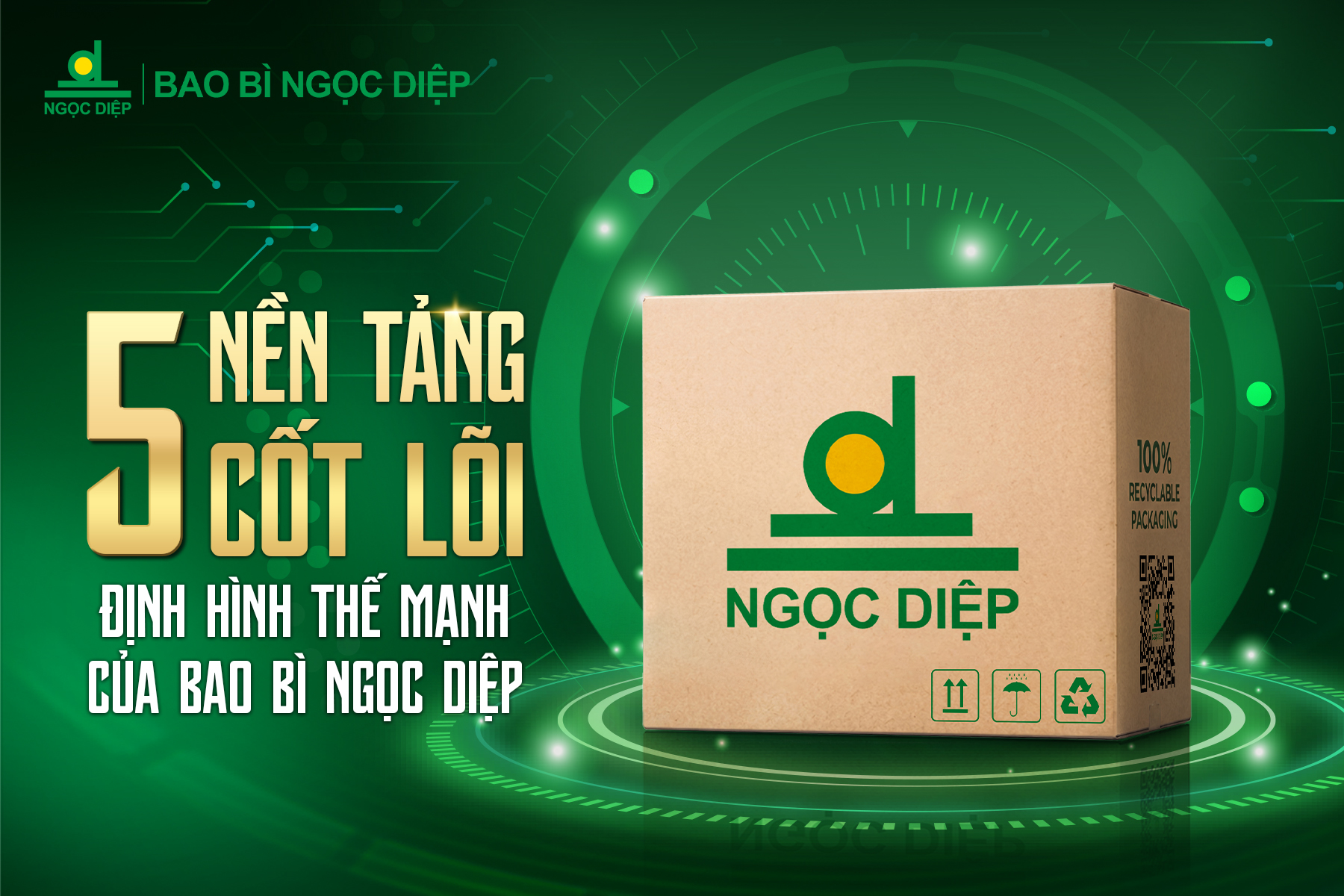 5 nền tảng cốt lõi định hình thế mạnh của Bao bì Ngọc Diệp