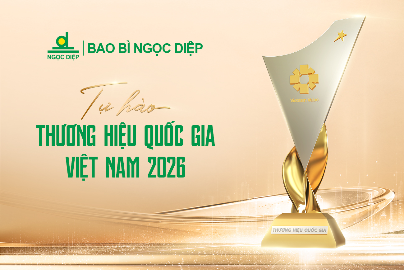 Bao bì Ngọc Diệp tự hào đón nhận danh hiệu “Thương hiệu quốc gia 2026” lần thứ 5 liên tiếp